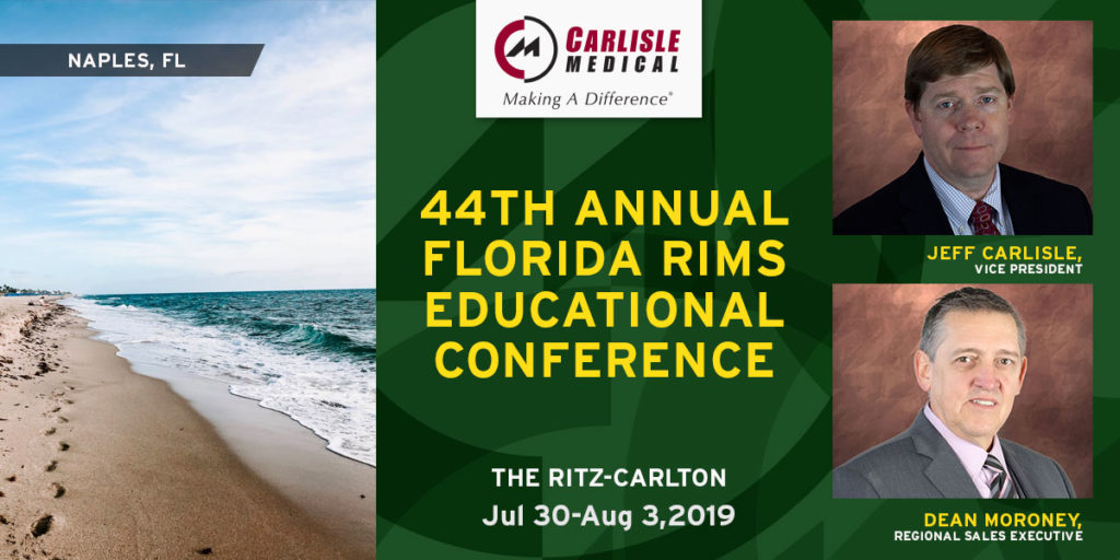 Carlisle Medical will be attending the 44th Annual Florida RIMS
